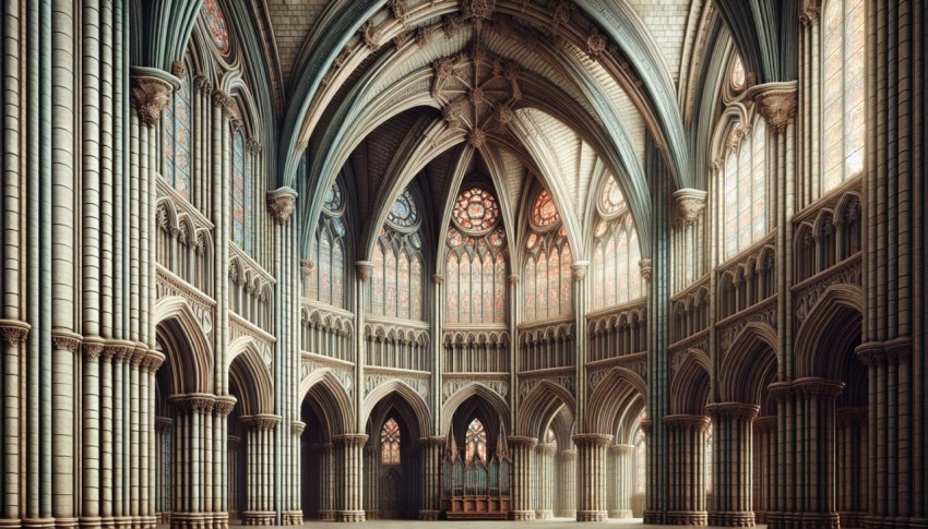Photograph the intricate details of Gothic cathedral architecture  5