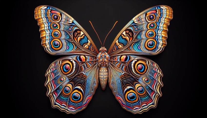 Photograph the intricate patterns on a butterfly's wings up close 4