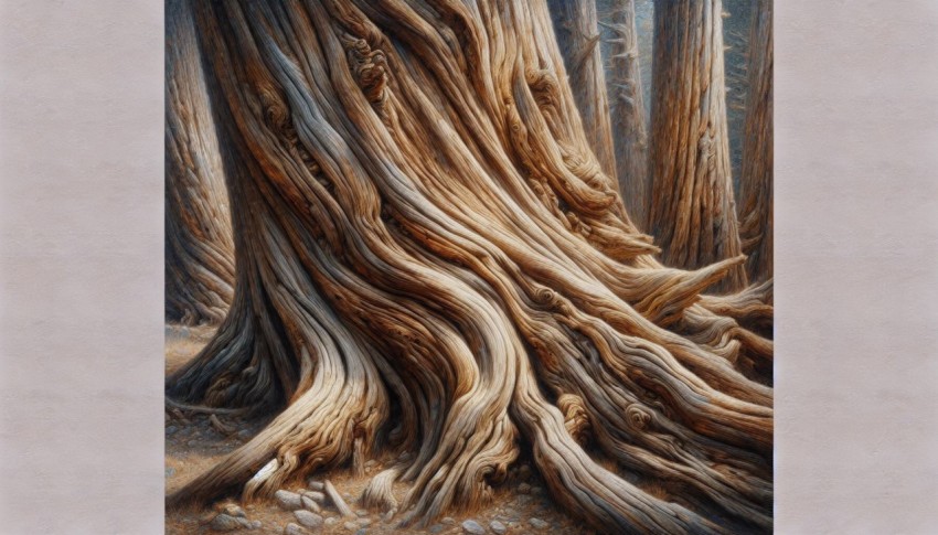 Take a detailed photo of the bark on an ancient tree 5