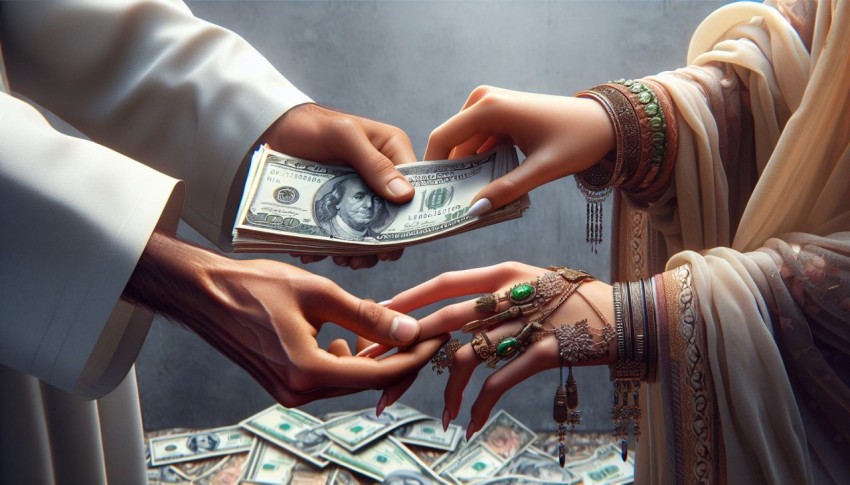 Capture a close up of hands exchanging money 3