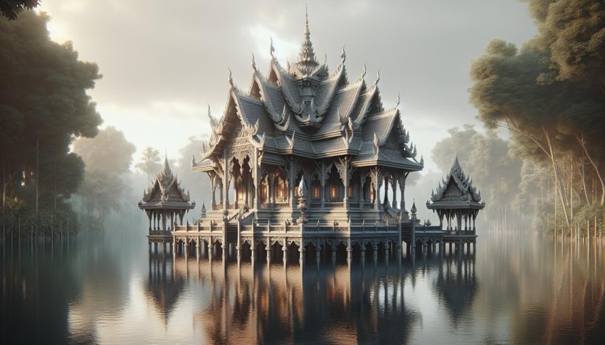 Serenity in Structure  The Calming Symmetry of Thai Architectural Aesthetics