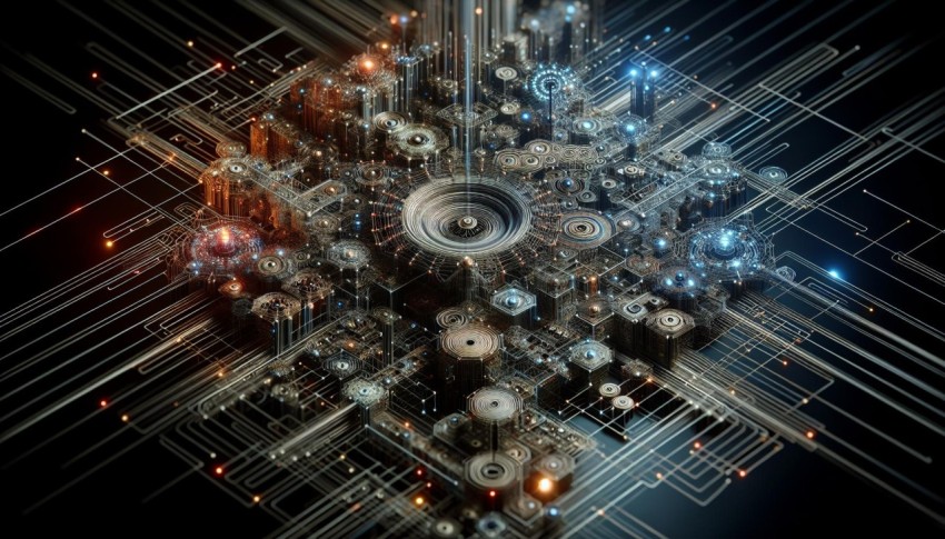 Circuit Symphony  A Visual Composition of Digital Networks