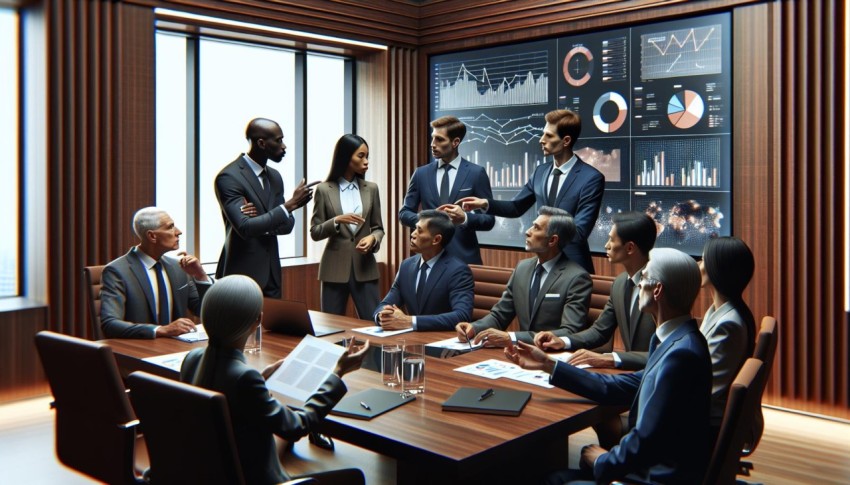 High Level Strategy Meeting  A Photorealistic View