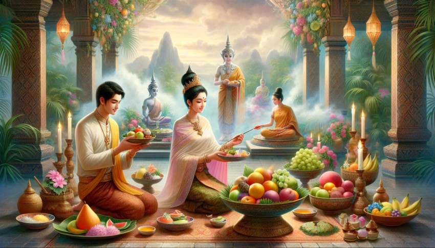 คำ บูชา ถวาย อาหาร พระภูมิ เจ้าที่ Food Offering Prayers