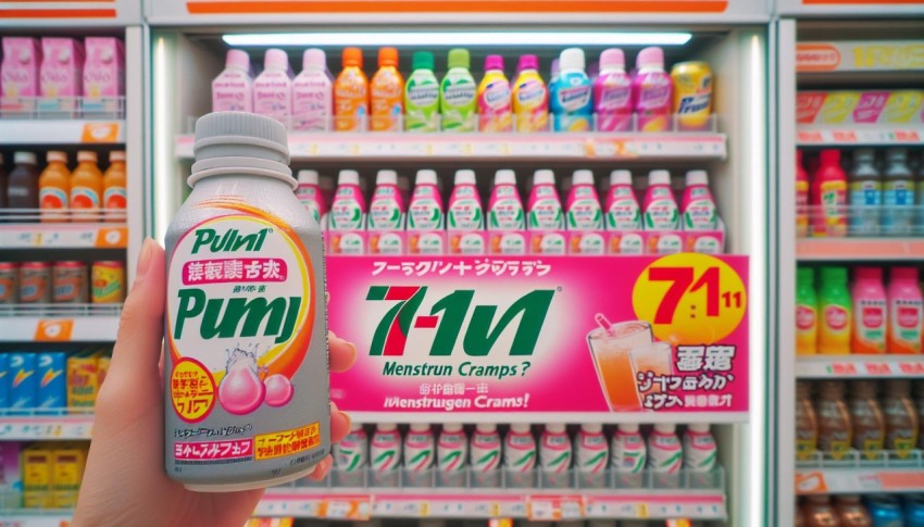 เครื่องดื่ม แก้ปวดท้องเมนส์ 7 11 Menstrual Pain Relief Drinks from 7 11