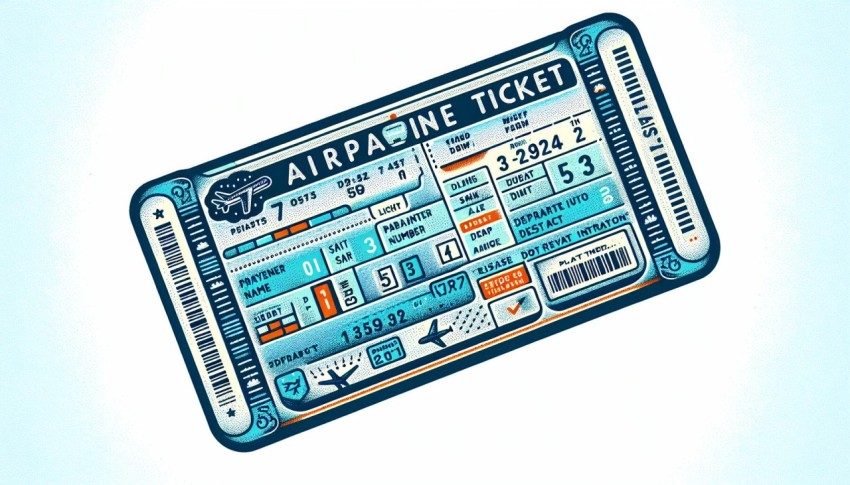 ตั๋วเครื่องบิน Plane Ticket