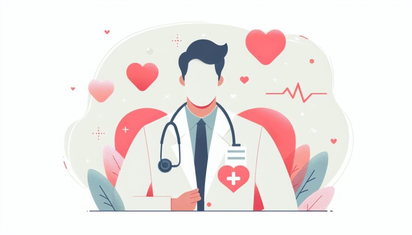 คุณหมอโรแมนติก Romantic Doctor พื้นหลังขาว  graphic white background