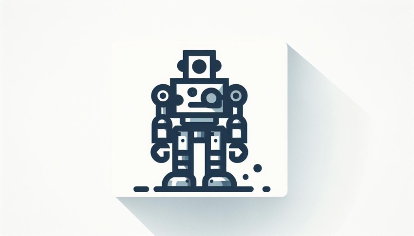 หุ่นยนต์ Robot พื้นหลังขาว  graphic white background