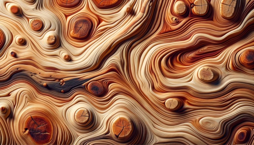 Close up of a Natural wood