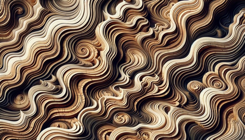 Close up of a Natural wood