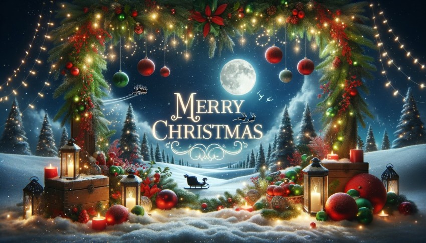 Christmas backdrop for Christmas with a Beautiful Background merry Christmas is the center of attention