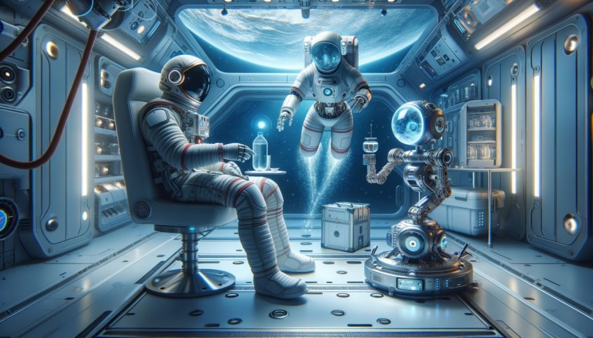 Surgical robots or robots that replace doctors on space stations.