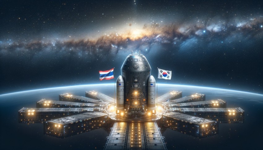 Thailand and Korea collaborate to study the construction of spaceports.