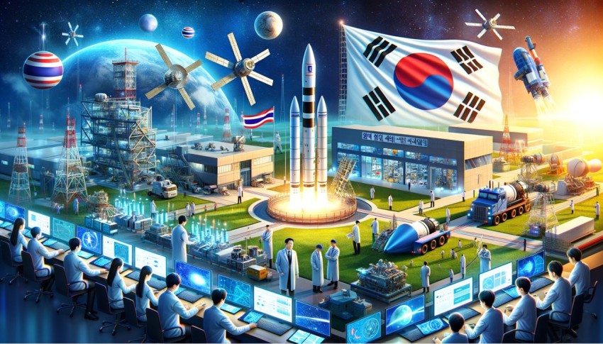 Thailand and Korea collaborate to study the construction of spaceports.