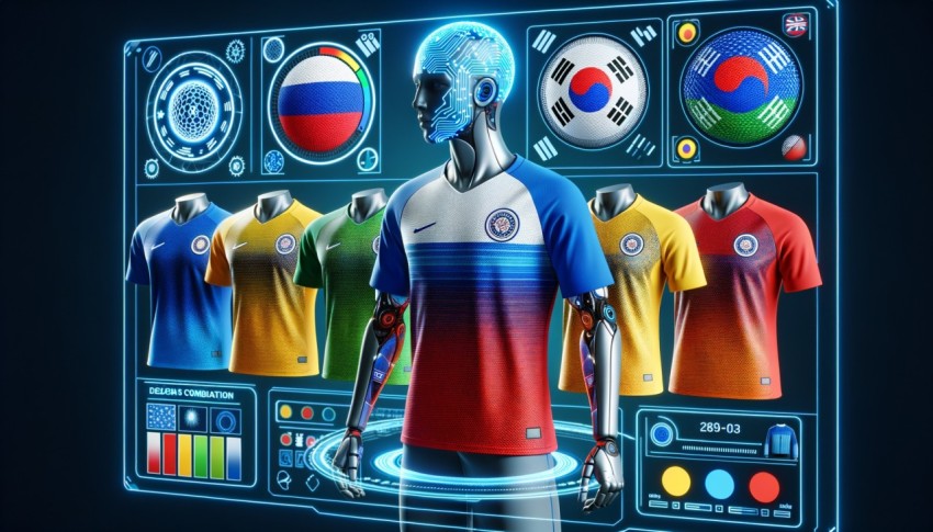 People use AI to design national team uniforms