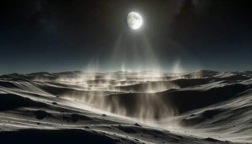 Humans monitor lunar dust because it poses a serious threat to humans.