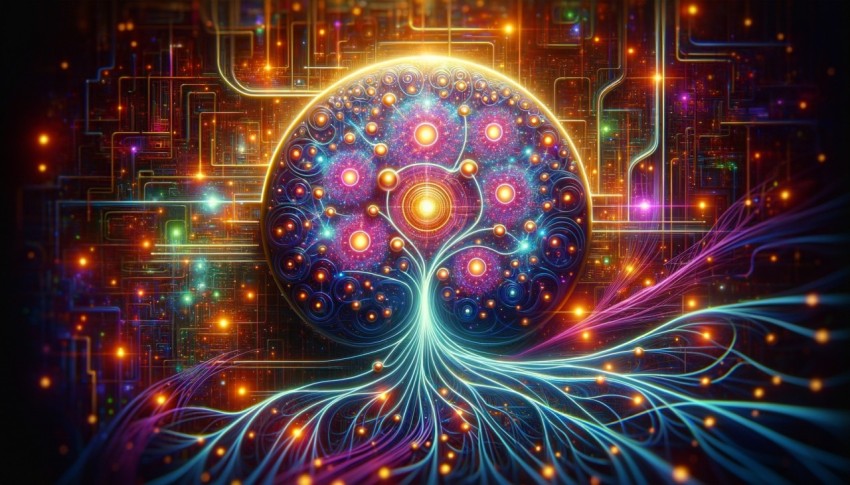 A cutting-edge AI system developed with quantum computing.