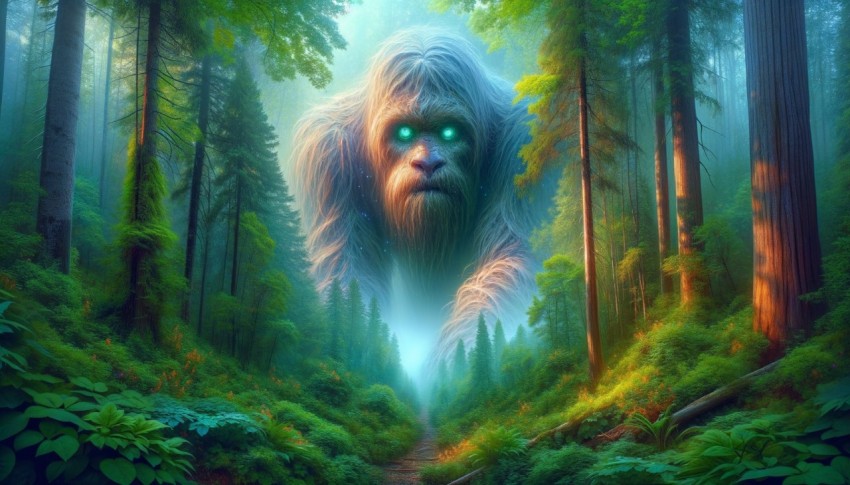 Legend of a large, mysterious creature in the forest that has never been seen before.