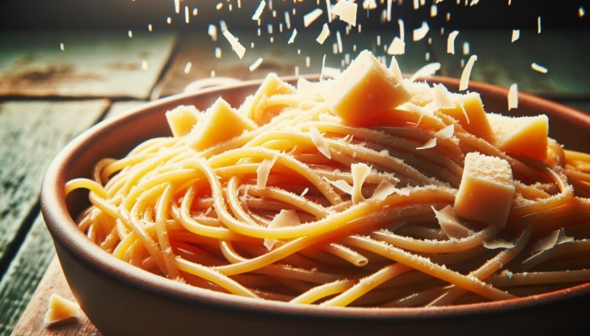 Menu items that have pasta as the main ingredient.