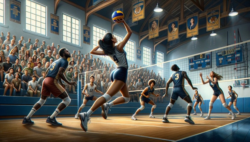 Volleyball is played both indoors and outdoors and is popular worldwide.