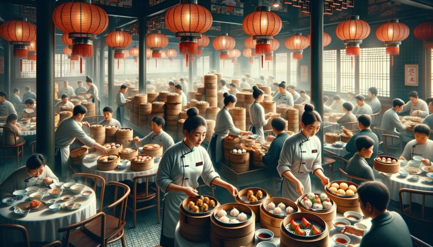 Chinese dim sum is a light meal from China, often served in the form of pastries or snacks.