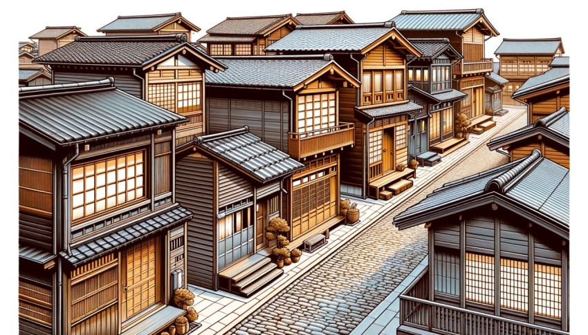 Buildings in Japan are a perfect blend of traditional and modern architecture.