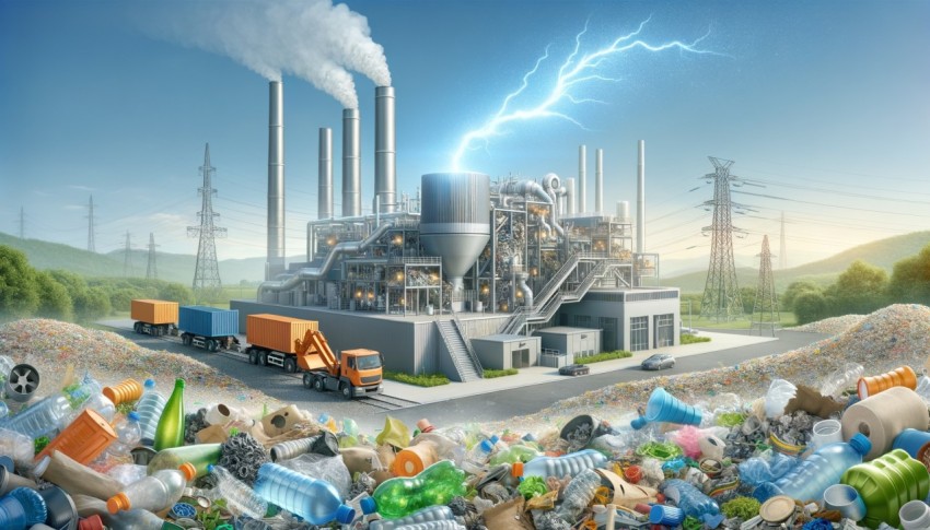 Using different types of waste for recycling to eliminate waste and convert it into energy.