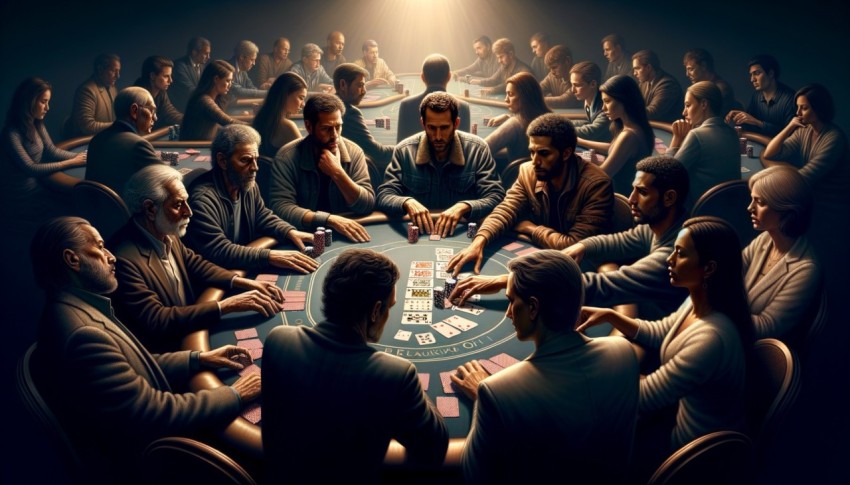 I like playing poker with my friends. Because it feels challenging and fun.