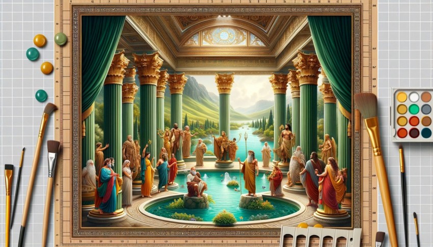 Various types of legendary Greek architecture