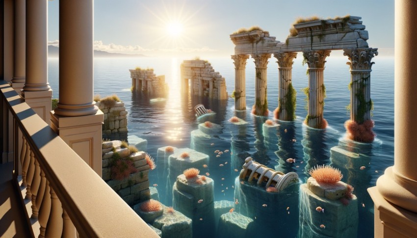 Various types of legendary Greek architecture