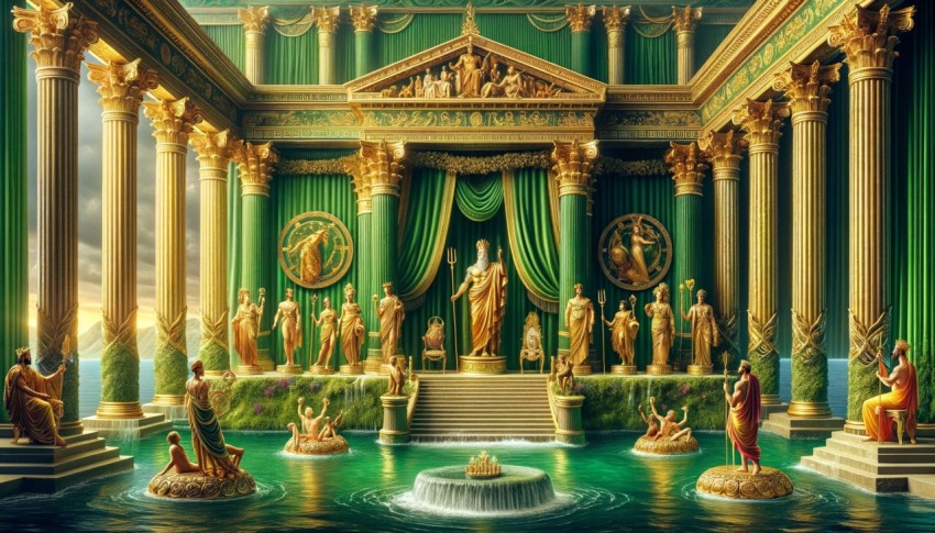 Various types of legendary Greek architecture