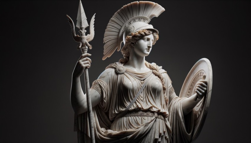 Renaissance marble statues of Greek mythology.