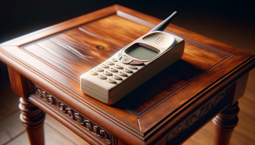 Modern house in the 90s in the old days with a warm atmosphere