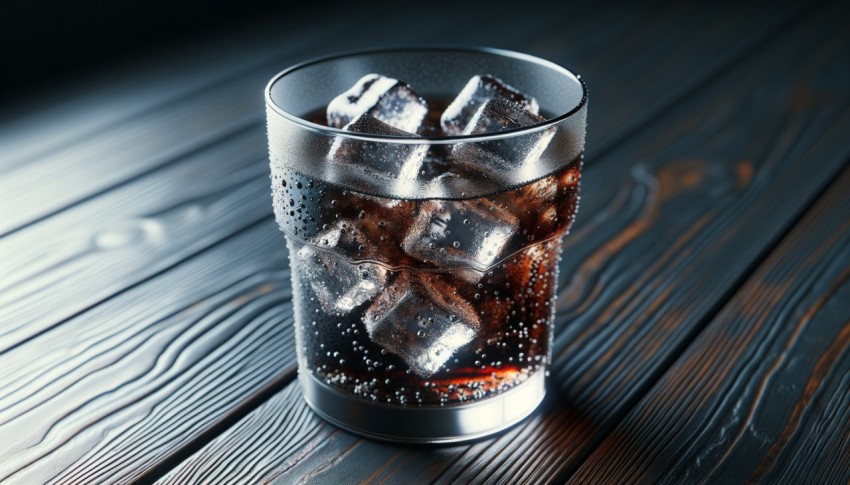 Drinking glasses for clean water and fruit juices