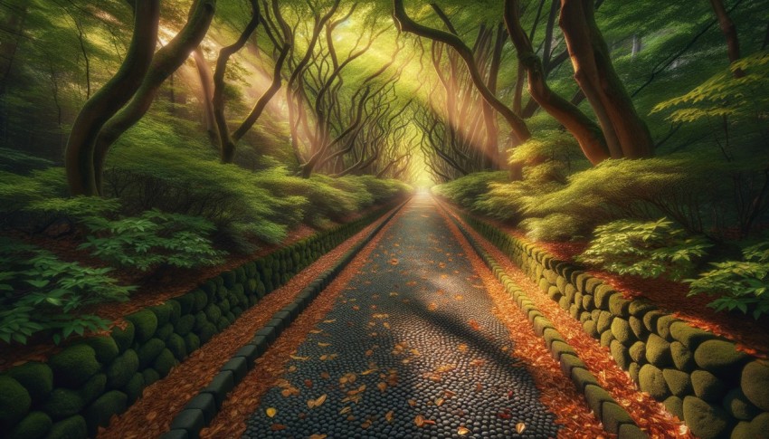 Public park emphasizing peace, shade, and greenery