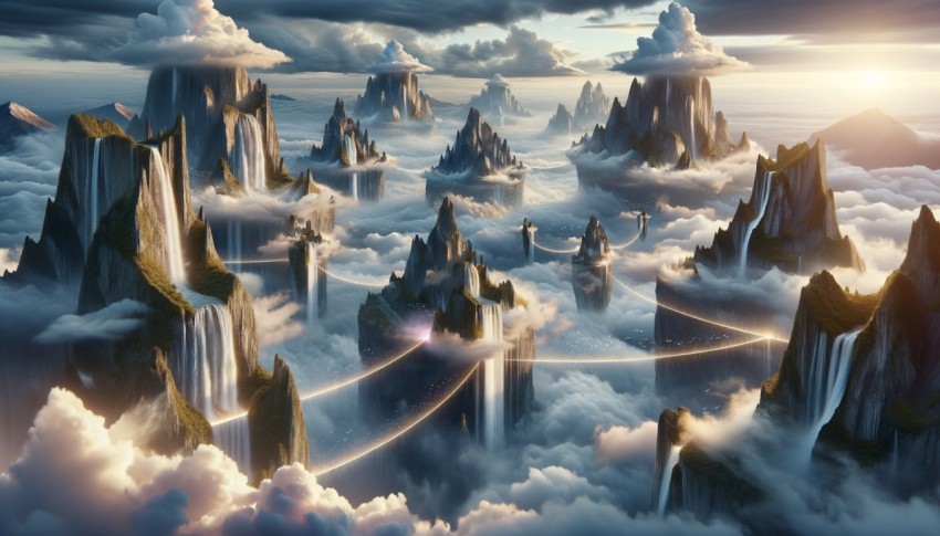 Enchanting and imaginary fantasy locations