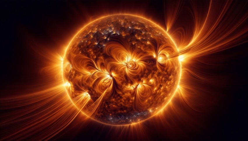 An image of a planet that has been discovered and known for a long time