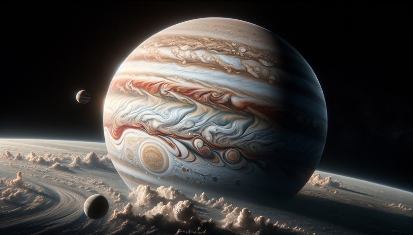 An image of a planet that has been discovered and known for a long time