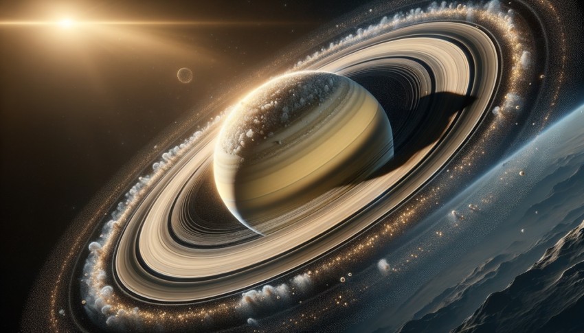 An image of a planet that has been discovered and known for a long time