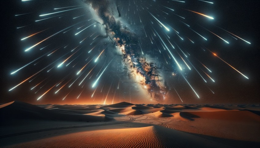 An image captured by a satellite in space