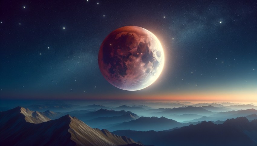 An image captured by a satellite in space