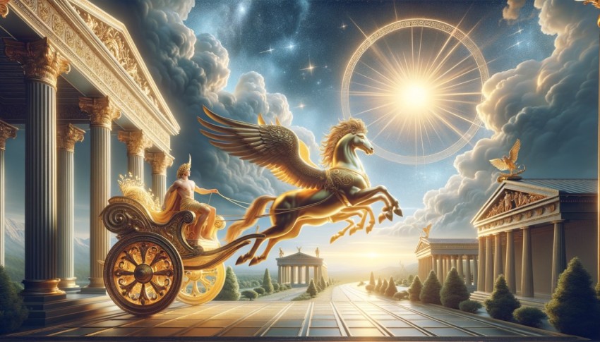 The Olympian gods from Greek mythology and the creation of the world