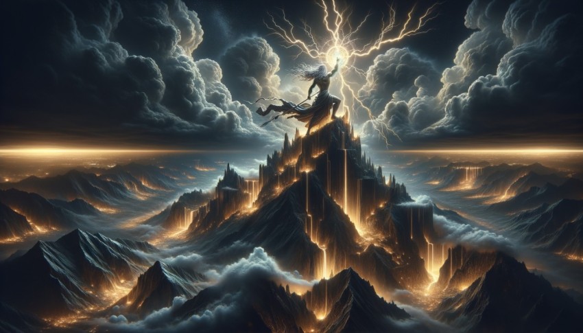 The Olympian gods from Greek mythology and the creation of the world