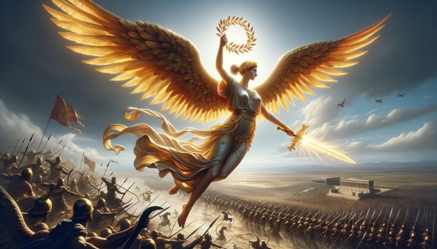 Lesser gods and goddesses known for their domains such as the god of victory