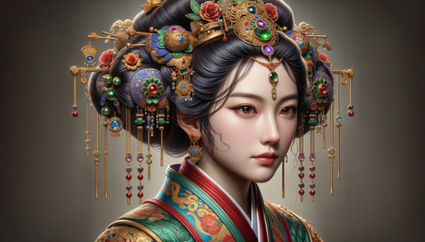 Clothing from different ancient eras and diverse cultures