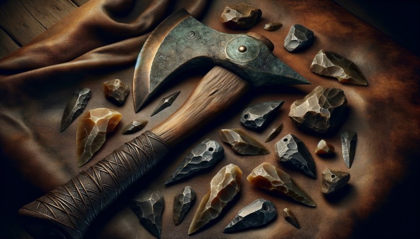 Weapons invented in ancient times used in daily life