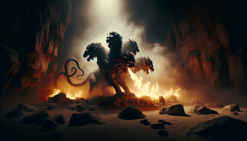 Monsters and creatures in Greek mythology often symbolize danger and challenge.