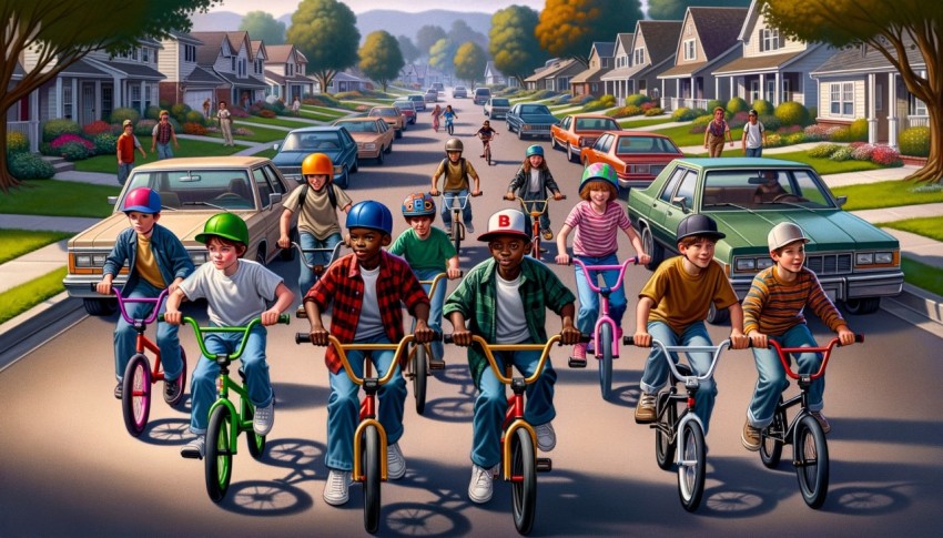 The lifestyle in the 90s reflected simplicity but was full of fun. People often spent their free time watching TV series.