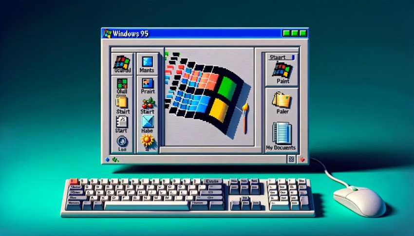 90s art and graphics are characterized by bold colors, geometric patterns, and pop culture inspiration.