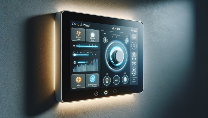 Technology that allows residents to control various devices in their homes via smartphone or voice commands.